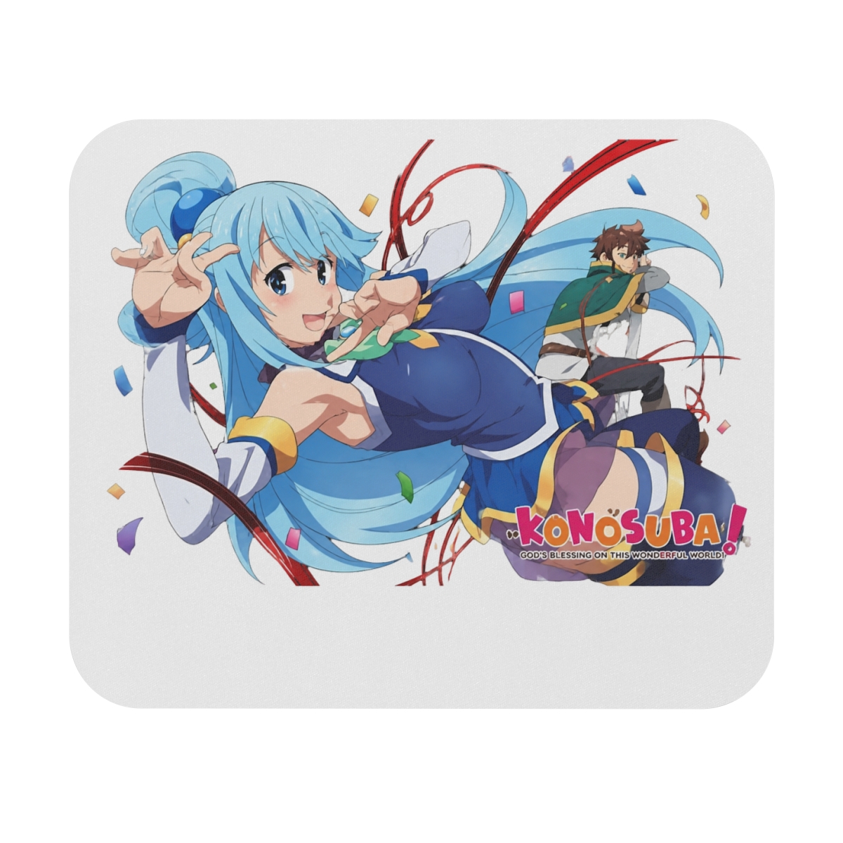 Konosuba Anime Large Desk Accessories Playmat (24"x14") Inches Officially Licensed