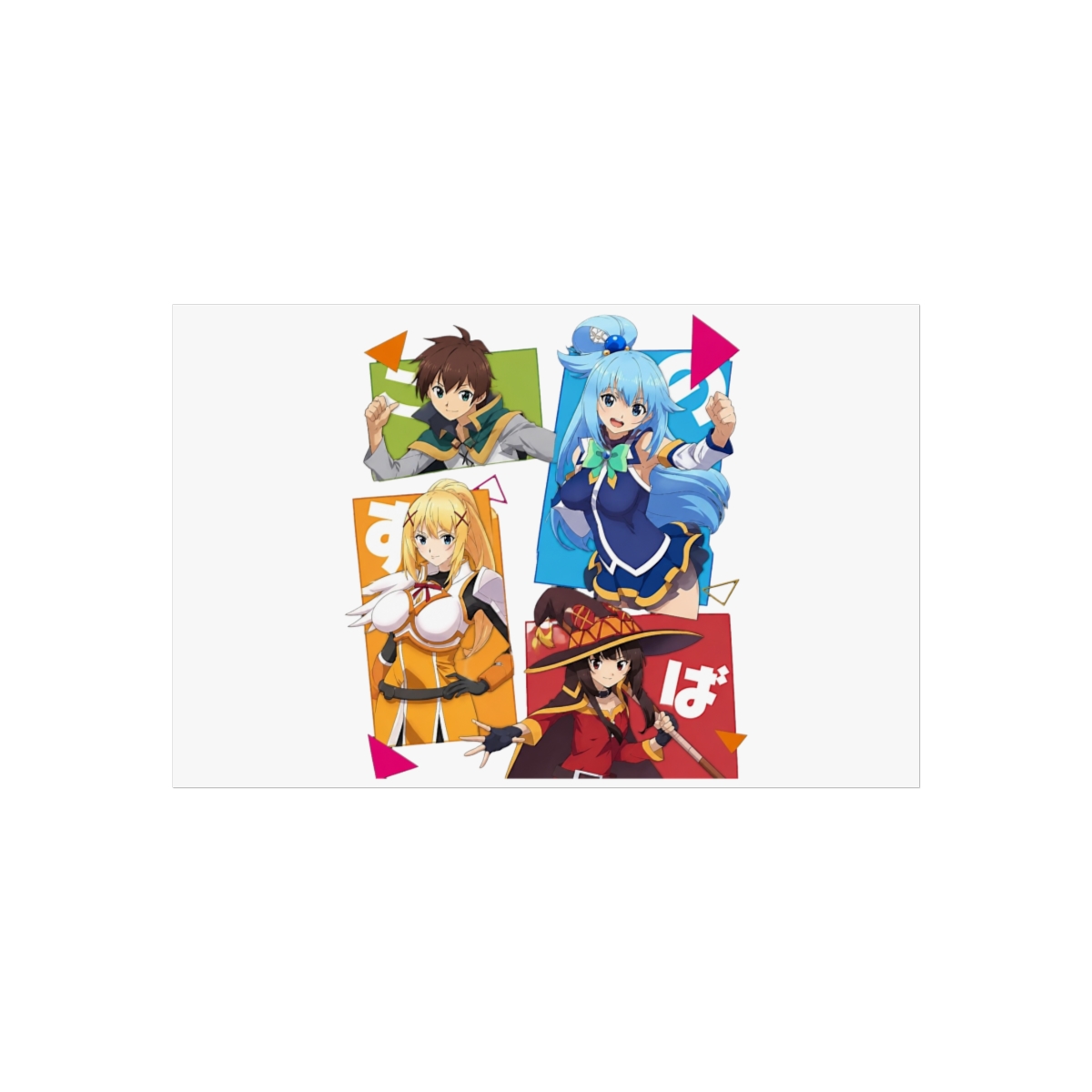 Aqua Konosuba Sacred Humor Wall Art - alternate angle 5, merchandise
