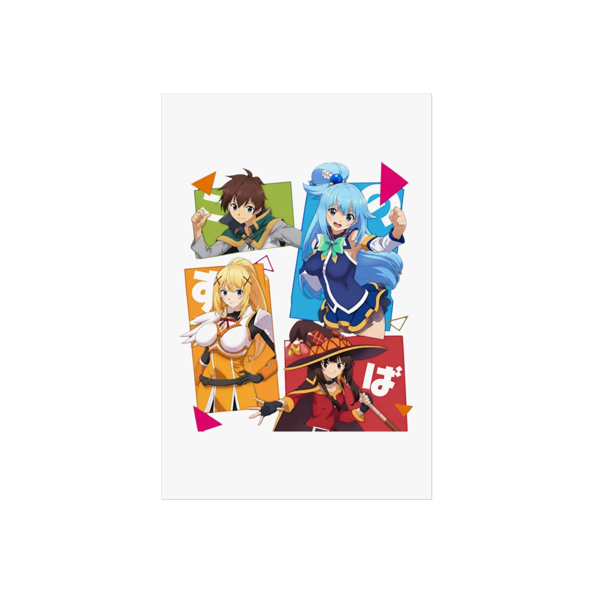 Aqua Konosuba Sacred Humor Wall Art